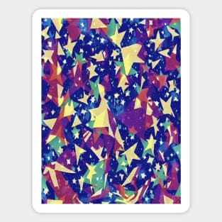 Abstract Starry Night Sky Magnet